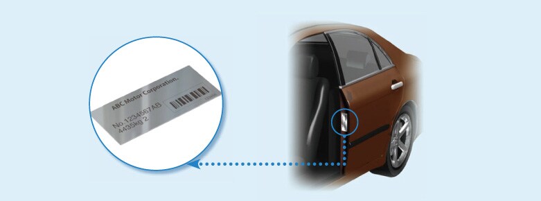 3. Creation of Vehicle Nameplates Using Laser Labels